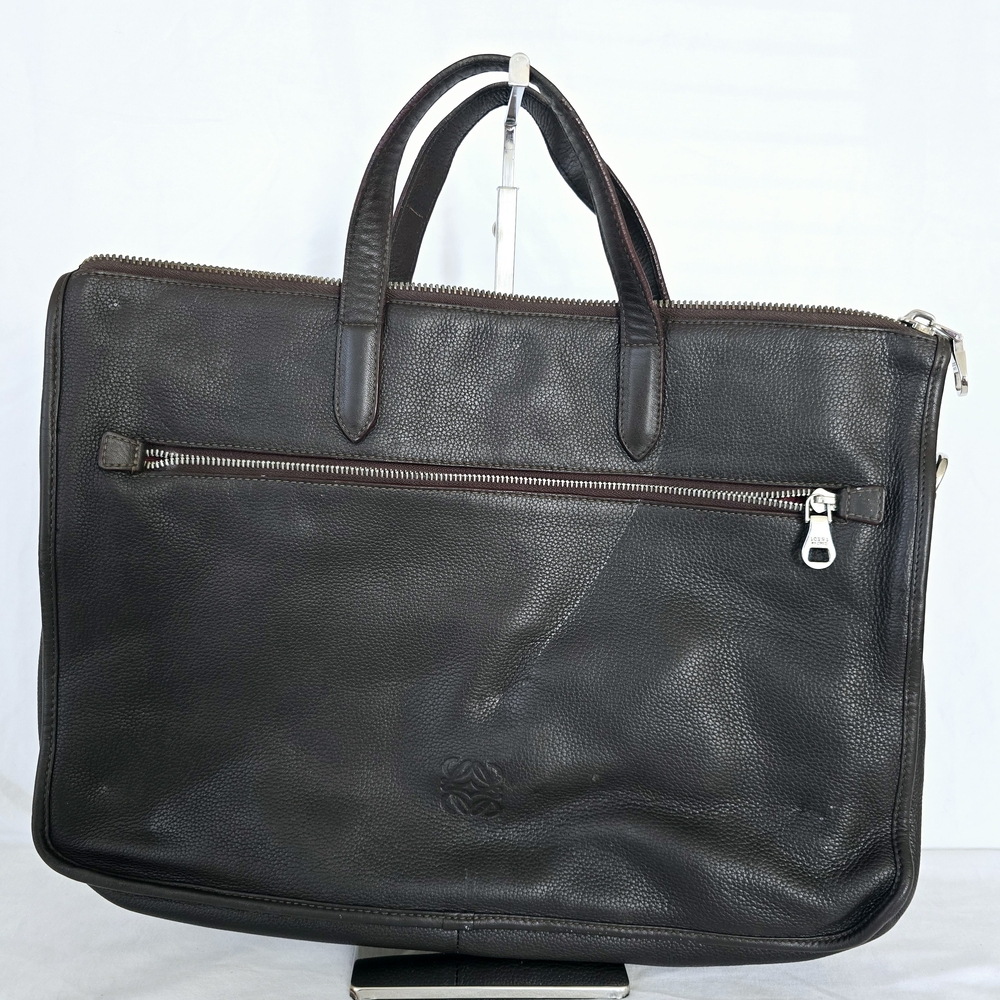 Black Leather Men's Bag